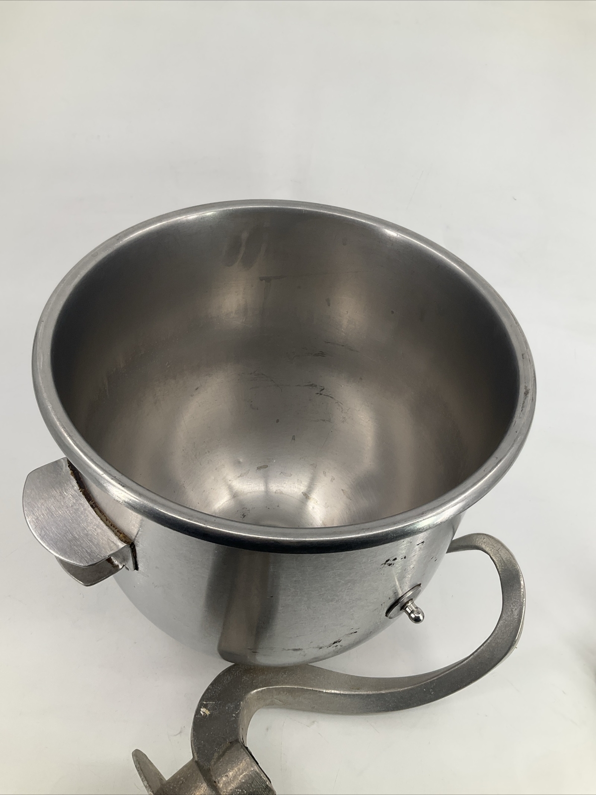 Industrial 30 Qt Stainless Steel Mixing Bowl Hobart? Dough Hook 15.25″ X 14.5″