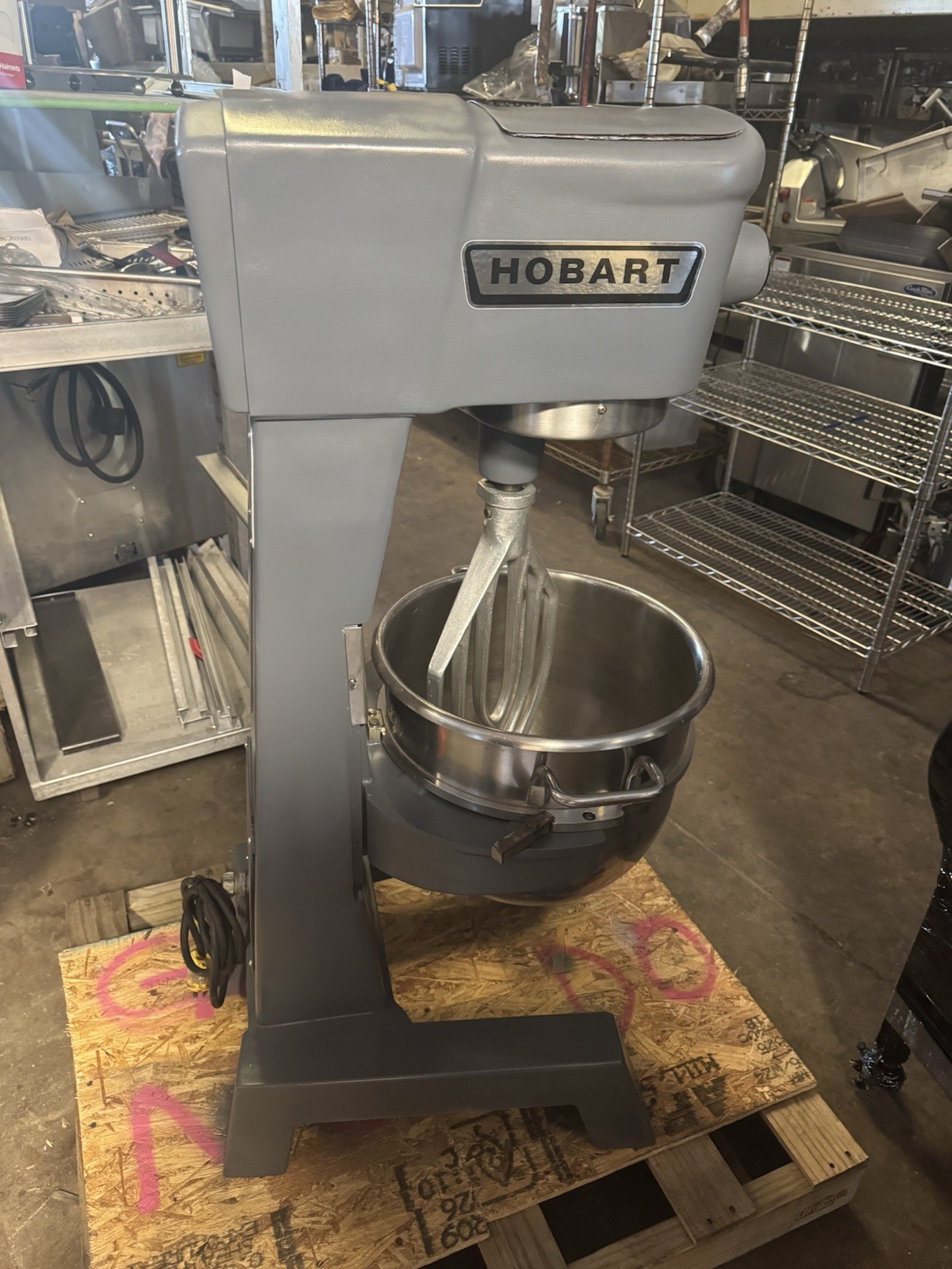 HOBART D300T 30qt Bakery Pizza Dough Mixer + Stainless Bowl/Hook *Refurbished*