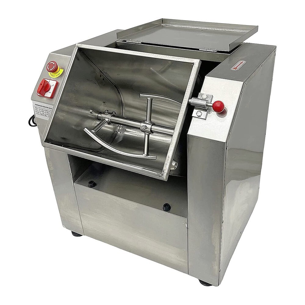 PreAsion 25KG Commercial Dough Mixer 110V Electric Dough Mixing Machine 50QT New