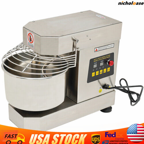 Commercial Dough Mixer 360° Mixing Dough Kneading Machine spiral stirring rod