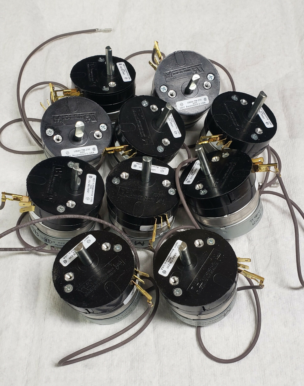 10pc lot 15min Timer for 115/120v 12, 20, 30, 60, 80, 140qt Hobart Mixer NO Knob