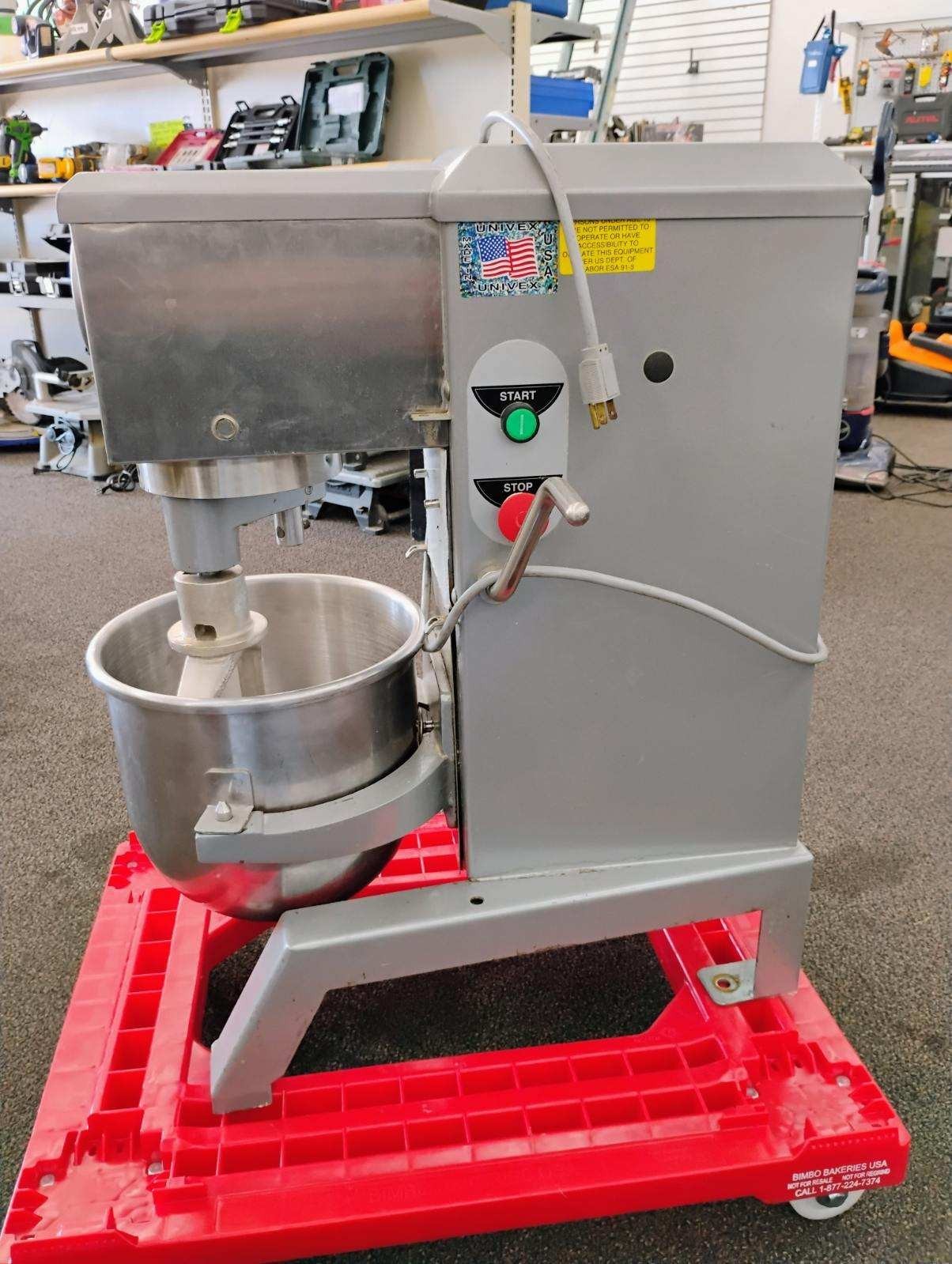 Univex SRM12 W/O Countertop 12 qt Planetary Mixer with Guard, Variable Speed,…