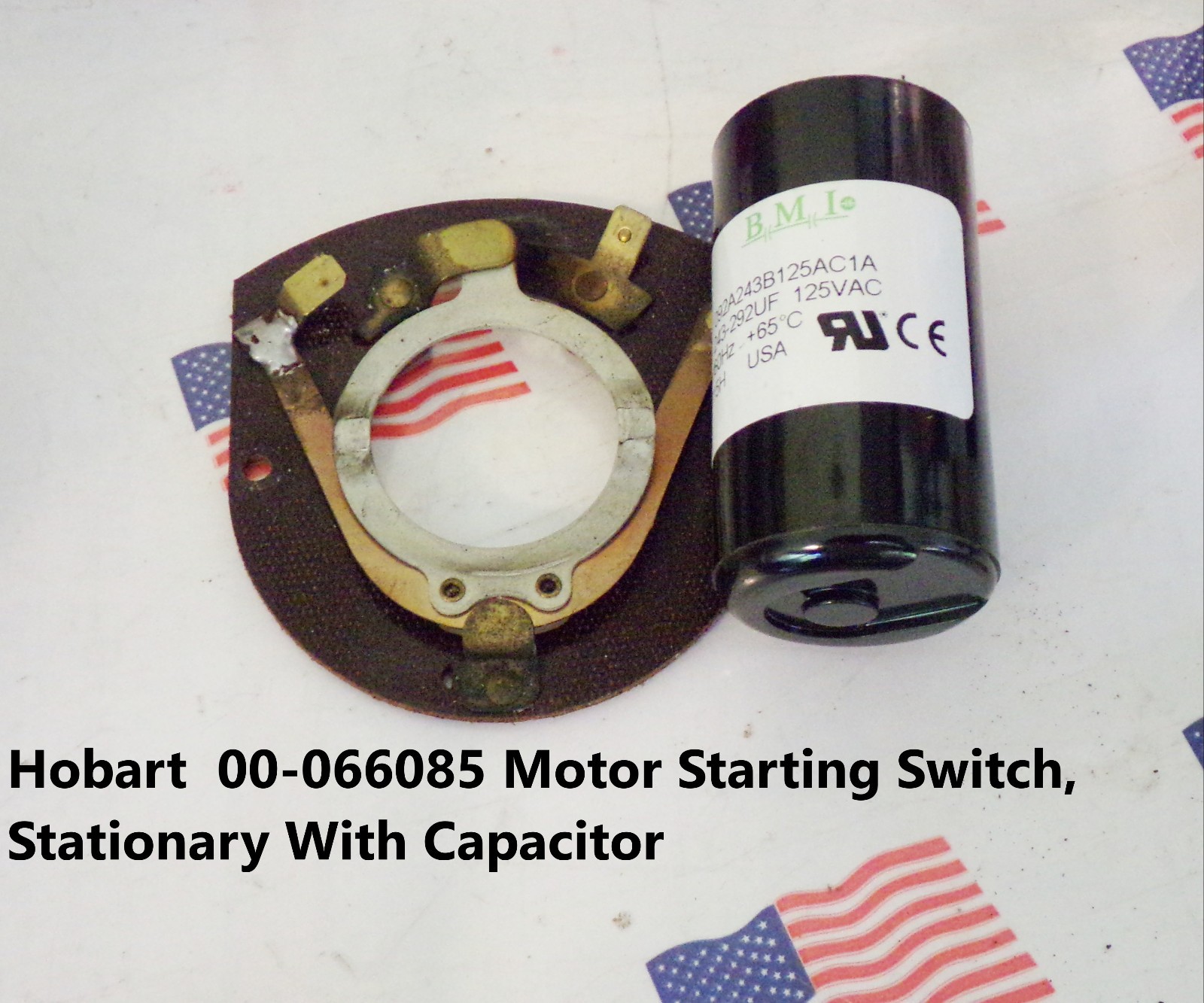 Hobart D300 00-066085 Motor Starting Switch, Stationary With Capacitor