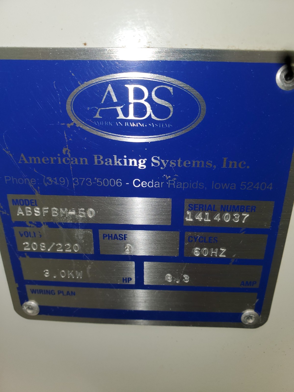 ABS FBM-50 Spiral Dough Mixer