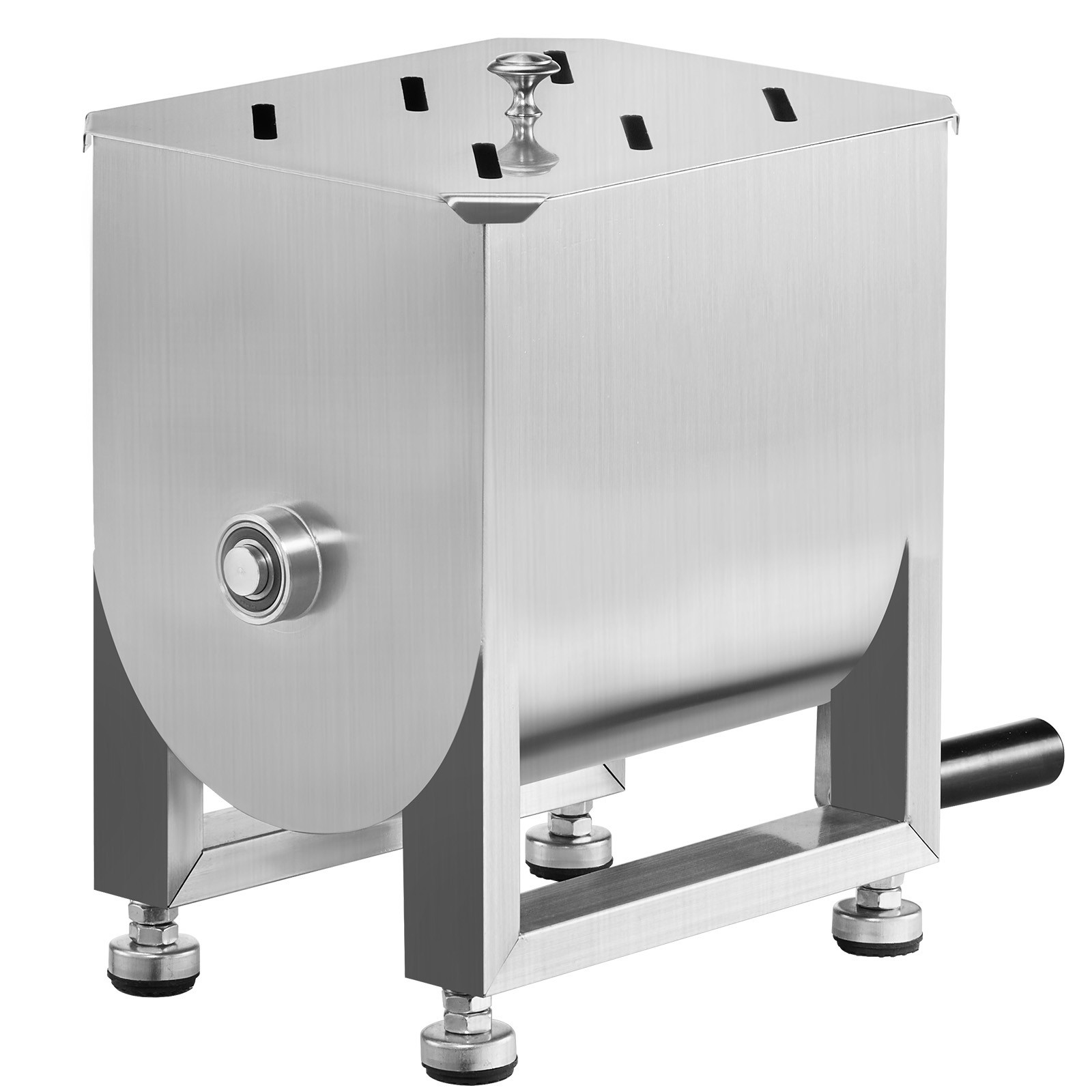Manual Meat Mixer 15LB Fixed Tank Mixing Max Hand Meat Sausage Mixer Machine