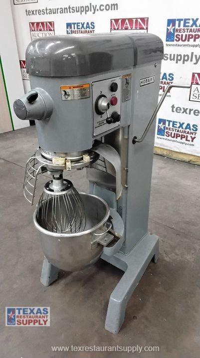 Hobart D340 40 Quart Bakery Dough Mixer with Bowl and 1 Attachment