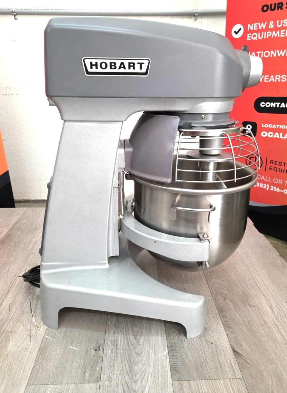 HL200 HOBART 20 Quart Mixer With NEW HOOK and BOWL – 1PH – Watch Running Video!