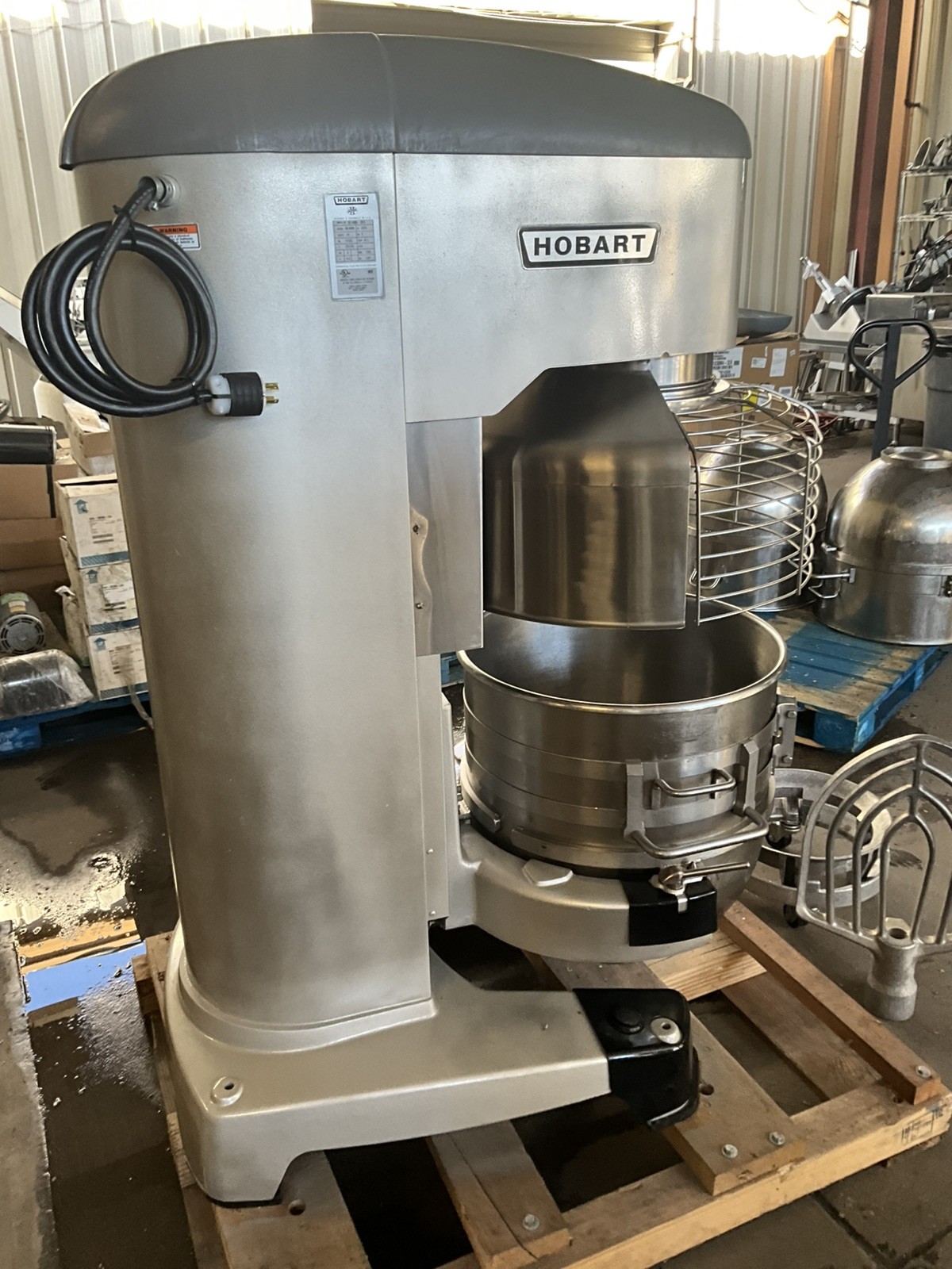 Hobart Legacy 140qt Dough mixer HL1400N Pizza Bakery Donut Pastry bowl guard AAA