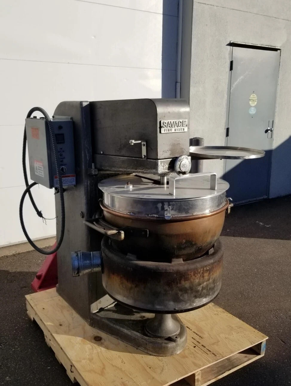 SAVAGE BROS S-48 Fire Mixer Mixing Kettle Confection Fudge Caramel Toffee Gummie