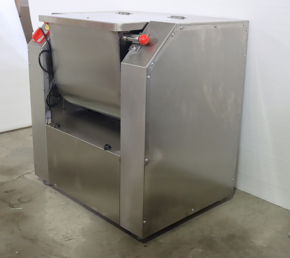 33Lbs Commercial Dough Mixer 110V Food Mixer Flour Mixer with90° Tilt Bowl+Knife