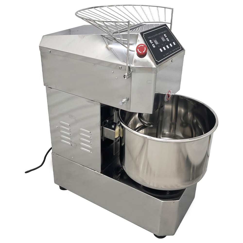 Variable Frequency Dough Mixer 20L Double Action Double Speed 110V Flour Mixing