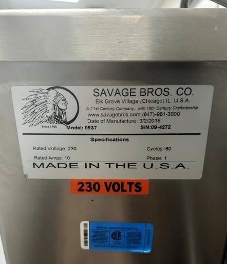 Savage Bros Table-Top Fudge-Mix Maker, New, Opened