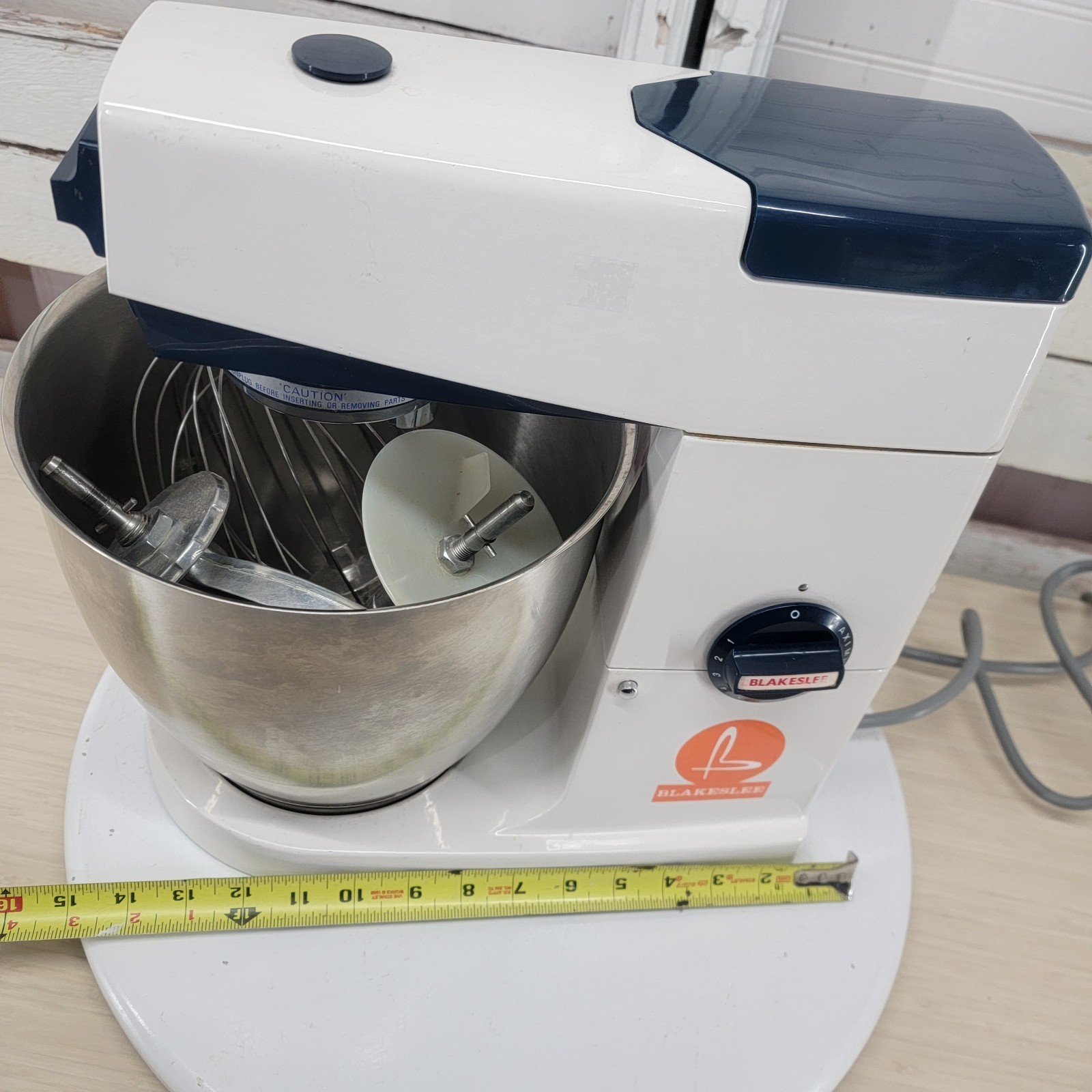 Blakeslee Commercial Countertop Mixer w/ Bowl & Attachments Tested Works
