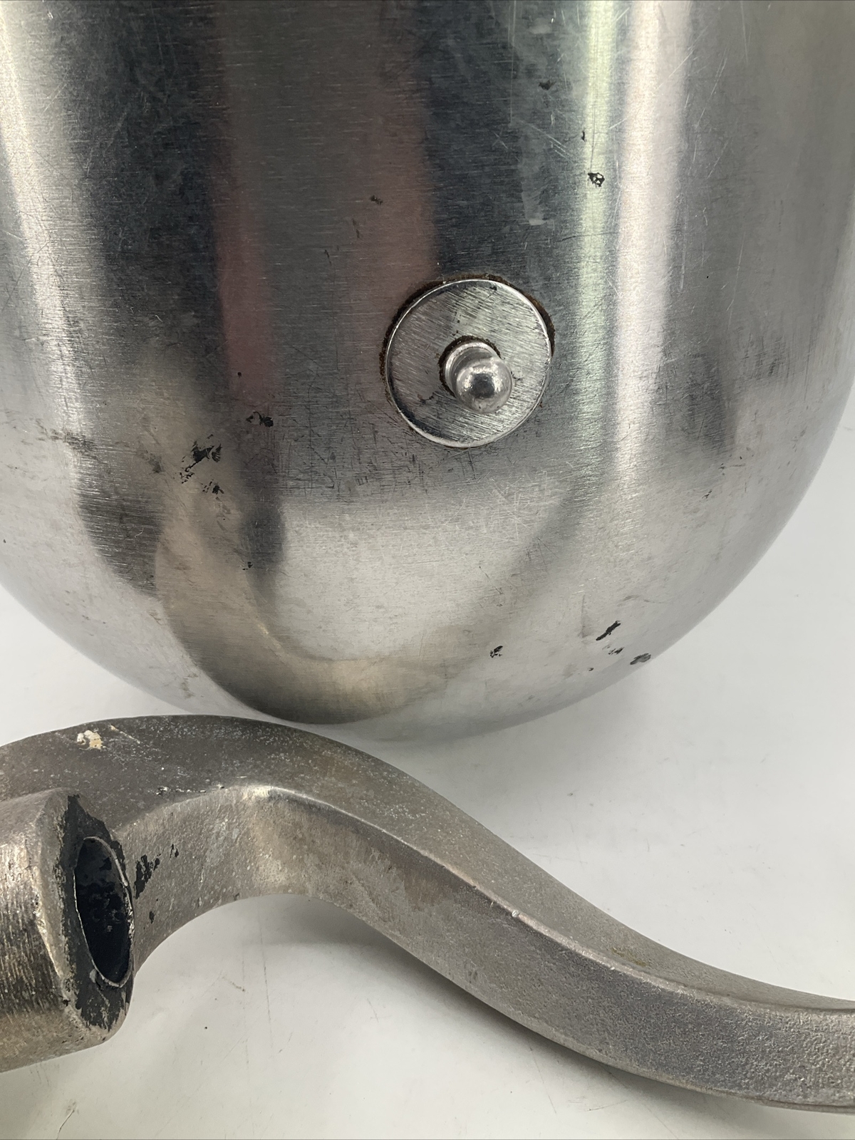 Industrial 30 Qt Stainless Steel Mixing Bowl Hobart? Dough Hook 15.25″ X 14.5″