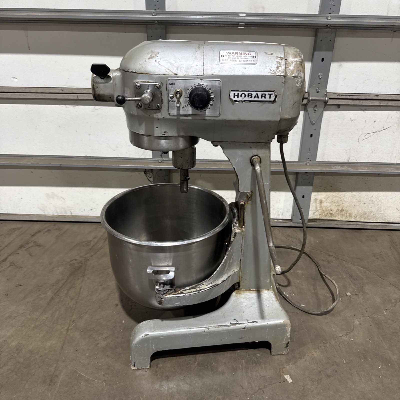 Hobart A-200T 20 qt Commercial Dough Mixer With Bowl 3 Speed Timer