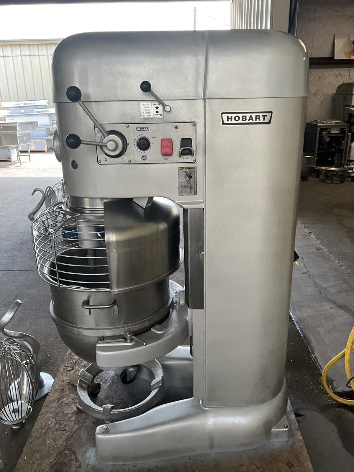 Hobart 80qt Dough mixer M802 Pizza Bakery Planetary Floor Mixer Bowl Paddle hook