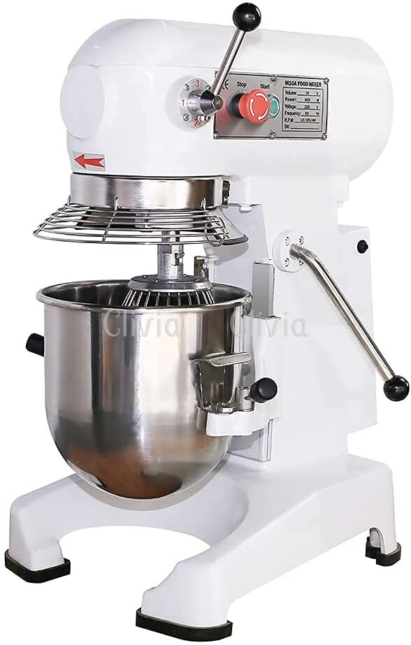Clivia 10Qt Commercial Dough Food Mixer Heavy Duty 3 Speed Planetary Mixer