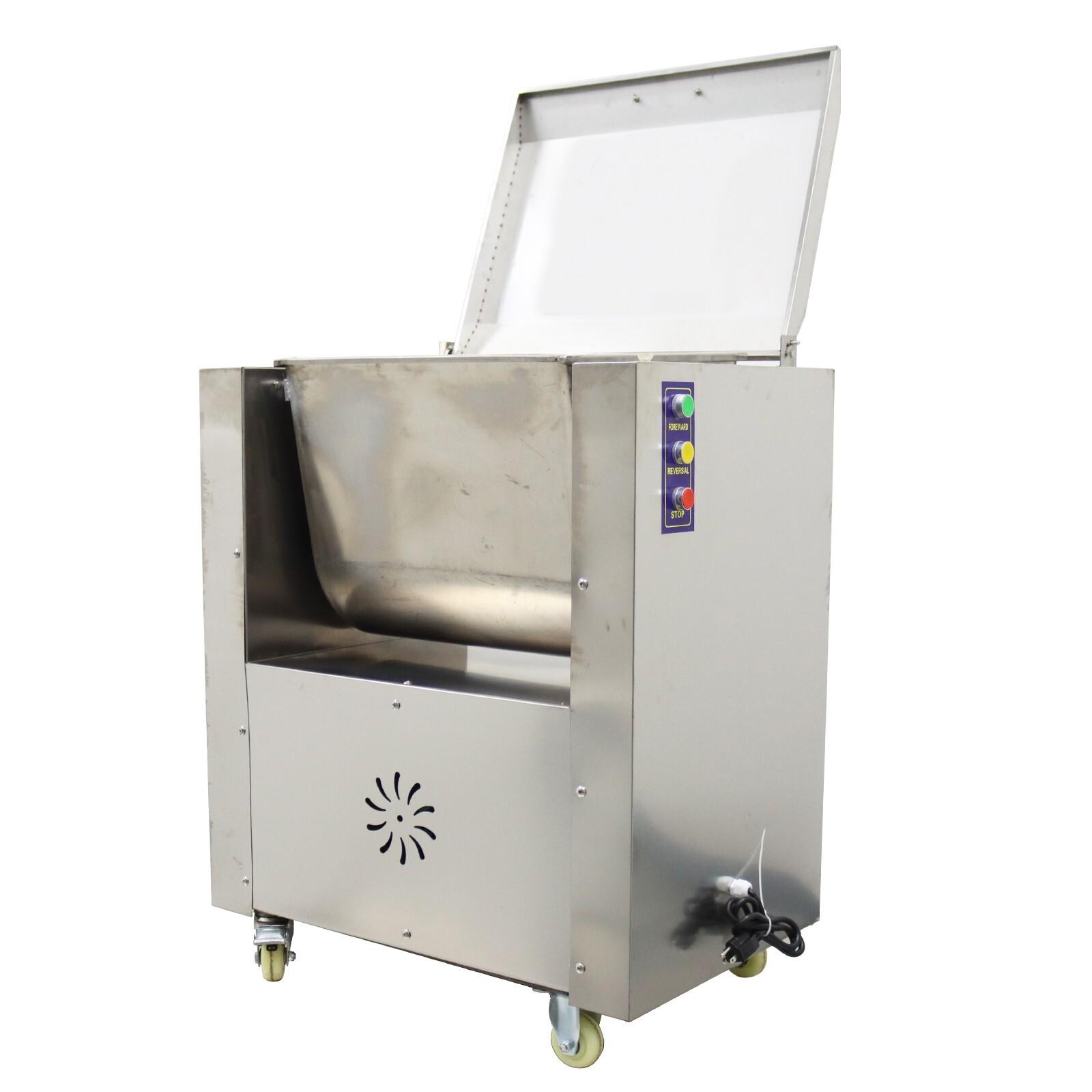 50L Electric Commercial Meat Mixer Sausage Stuffing Blender Machine 110V 1.5KW