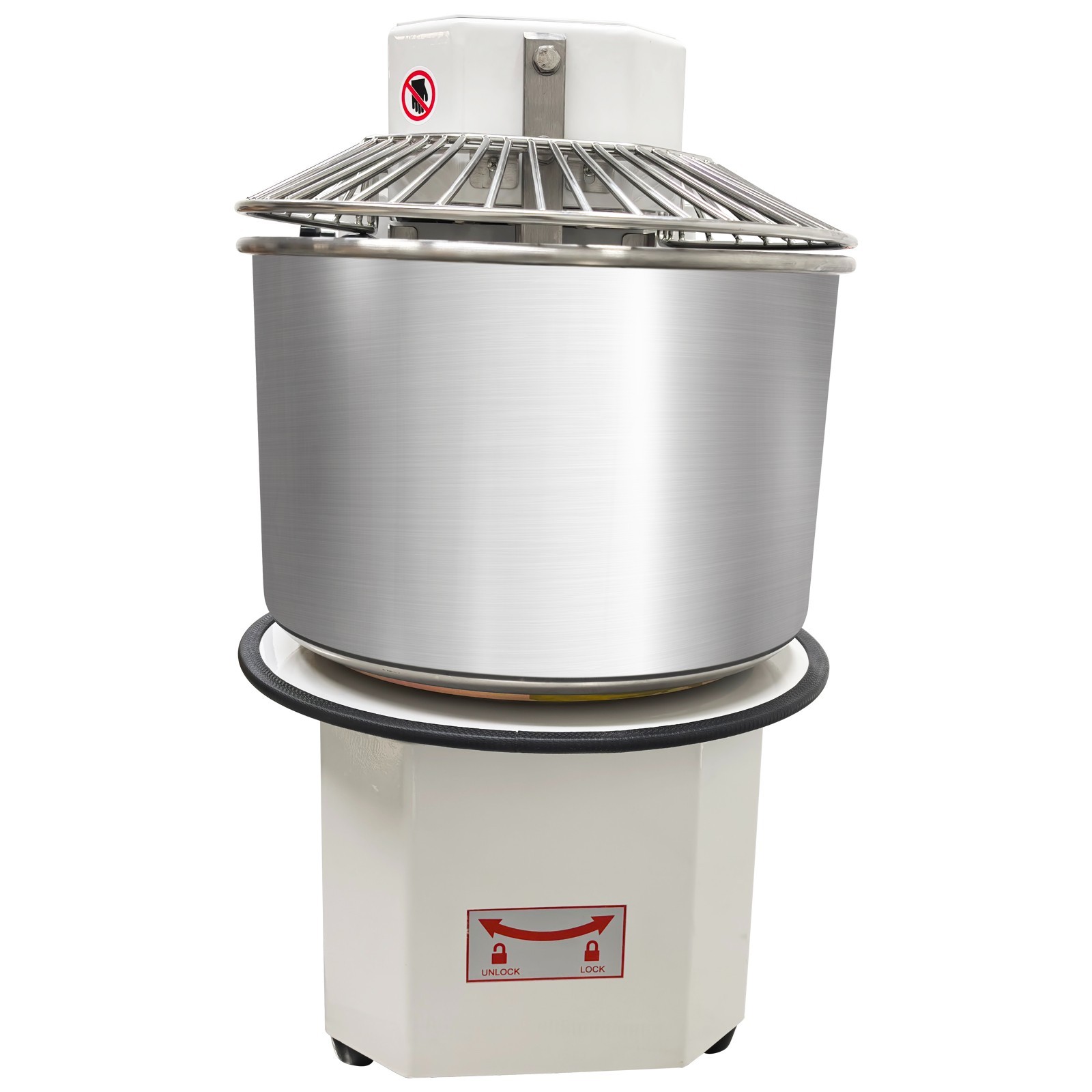 110V 20L Commercial Dough Mixer Spiral Stand Mixer, Dual Speed & Dual Action
