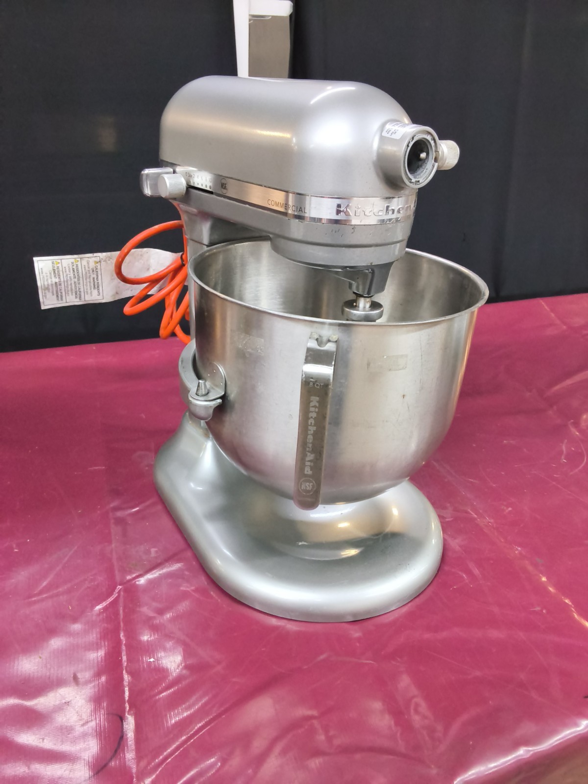 KITCHEN AID KSM8990CU COMMERCIAL 8 QT STAND MIXER