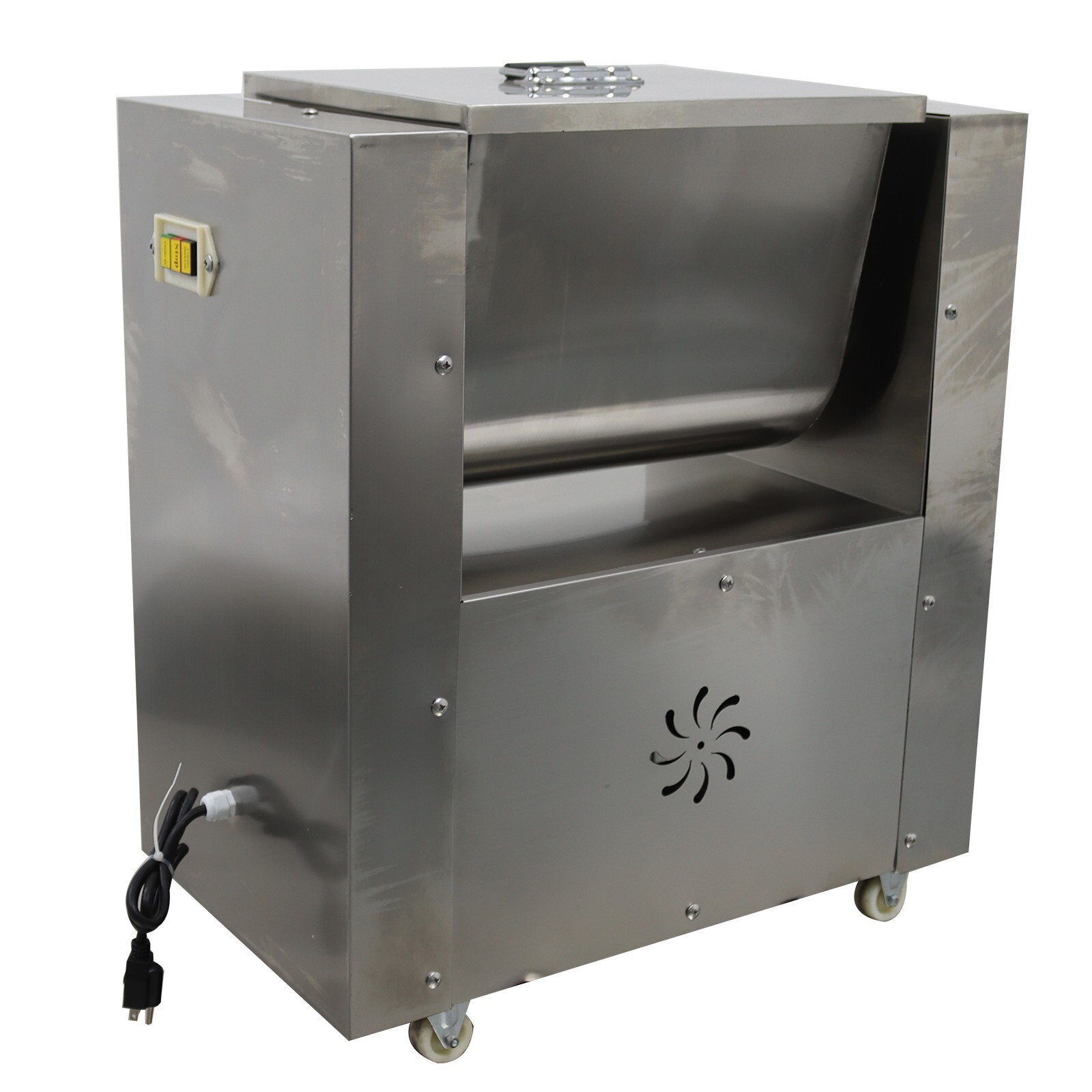 6.6Gal Electric Meat Mixer Vegetable Stirrer Sausage Meat Blender 110V 1.1KW 30L