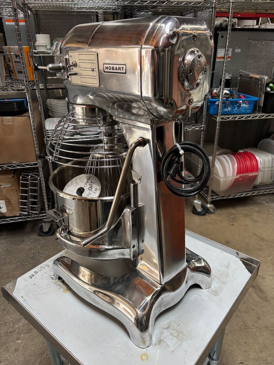 20 Quart Mixer Hobart A-200D NEW Bowl & Attachments Aluminum NSF 115V #4175