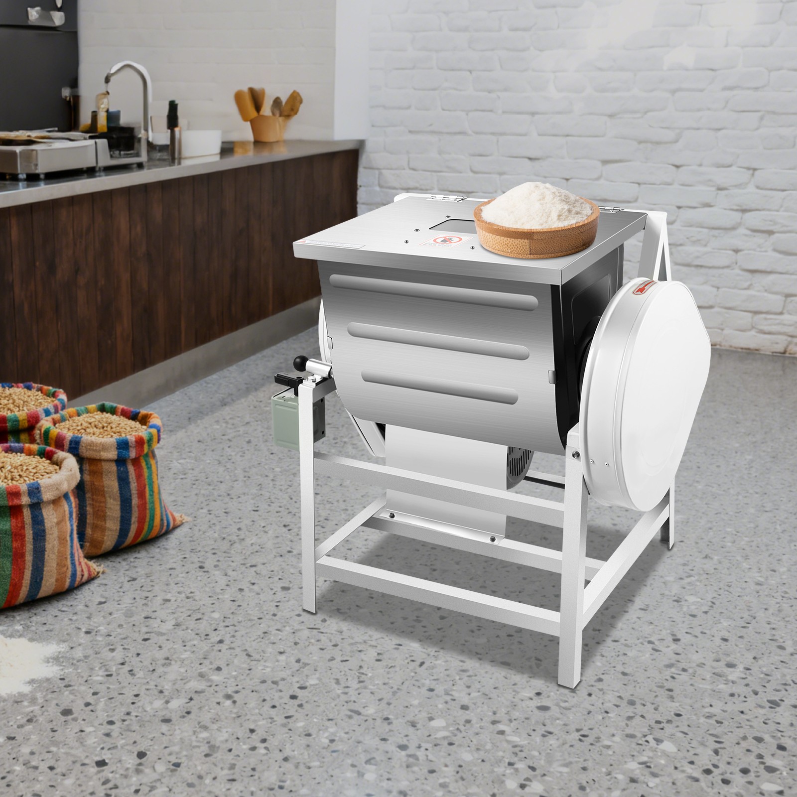30QT/15KG Dough Mixer Machine Commercial Electric Flour Meat Mixing Mixer