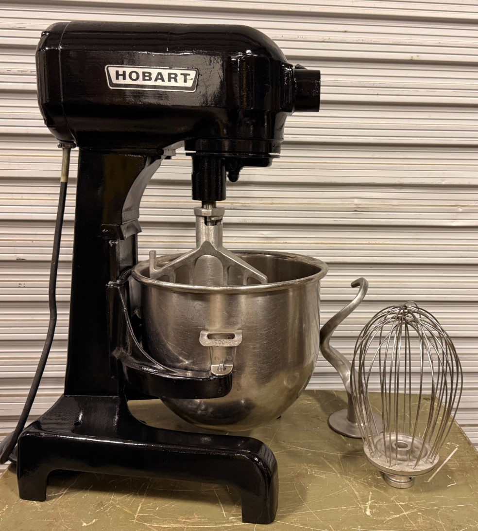 Hobart A200 20 Quart 3PH Commercial Mixer With 3 Attachments Freshly Serviced