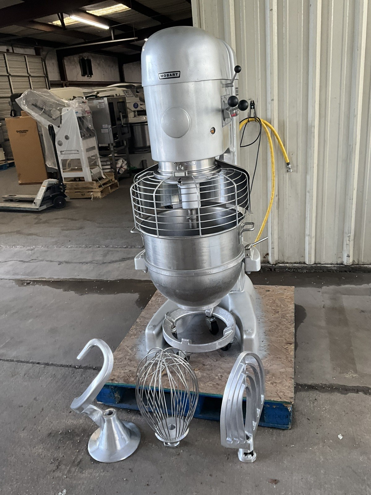 Hobart 80qt Dough mixer M802 Pizza Bakery Planetary Floor Mixer Bowl Paddle hook