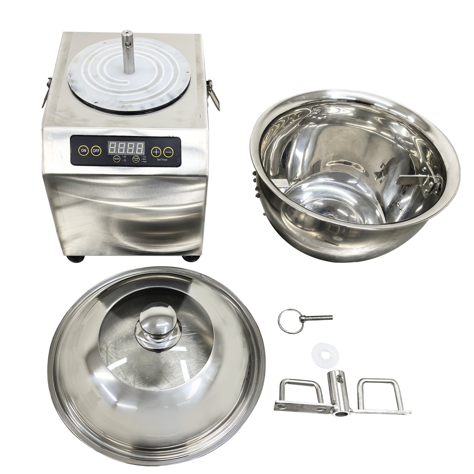 17.64LB Detachable Basin Type Dough Mixer110V Electric Flour Kneading Machine