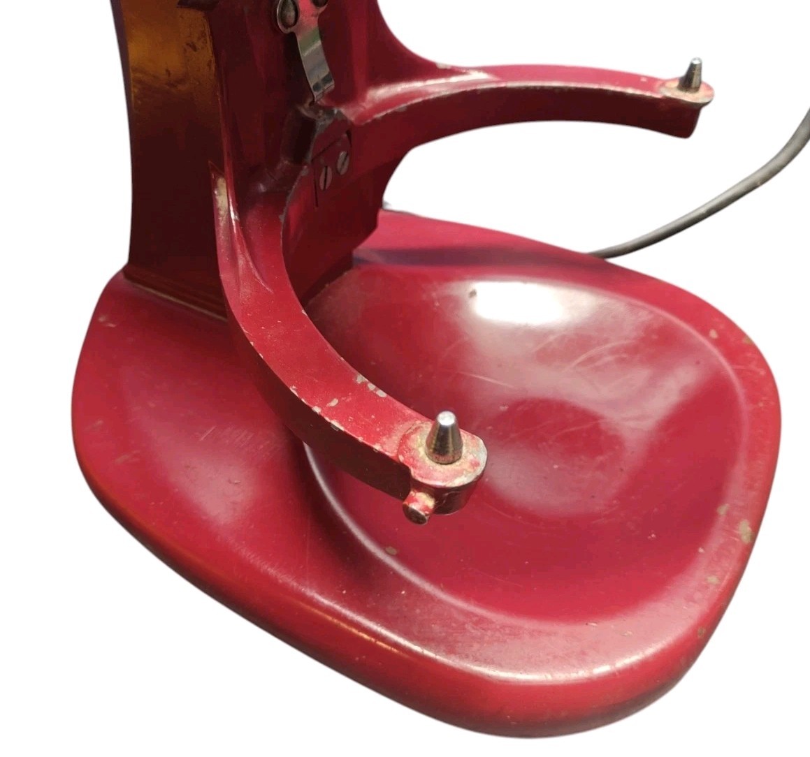 HOBART N50 5 Quart Mixer !!RARE CHERRY RED!! – Tested and Working – Mixer ONLY