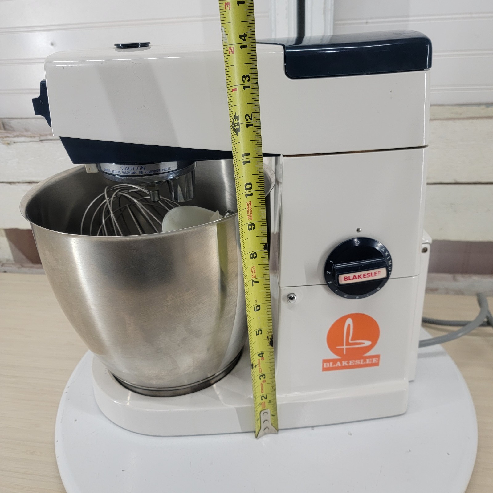 Blakeslee Commercial Countertop Mixer w/ Bowl & Attachments Tested Works