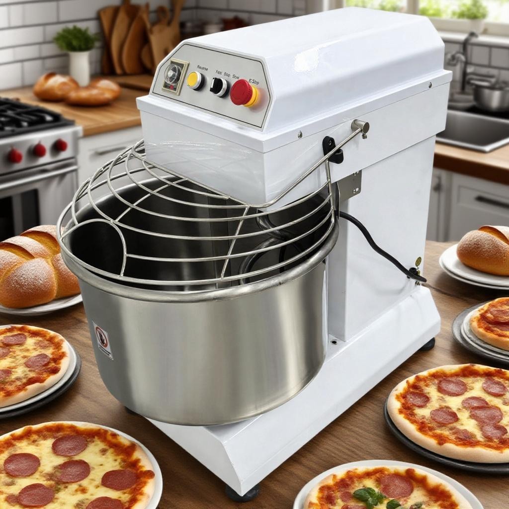 40qt Commercial Dough Mixer Kneading Machine Dual-action 2-speed Blender