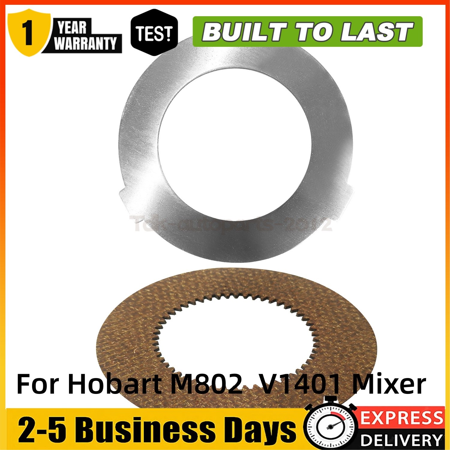 2PCS Inner Outer Clutch Disc 873117 064432 for Hobart Mixer M802 V1401 NEW