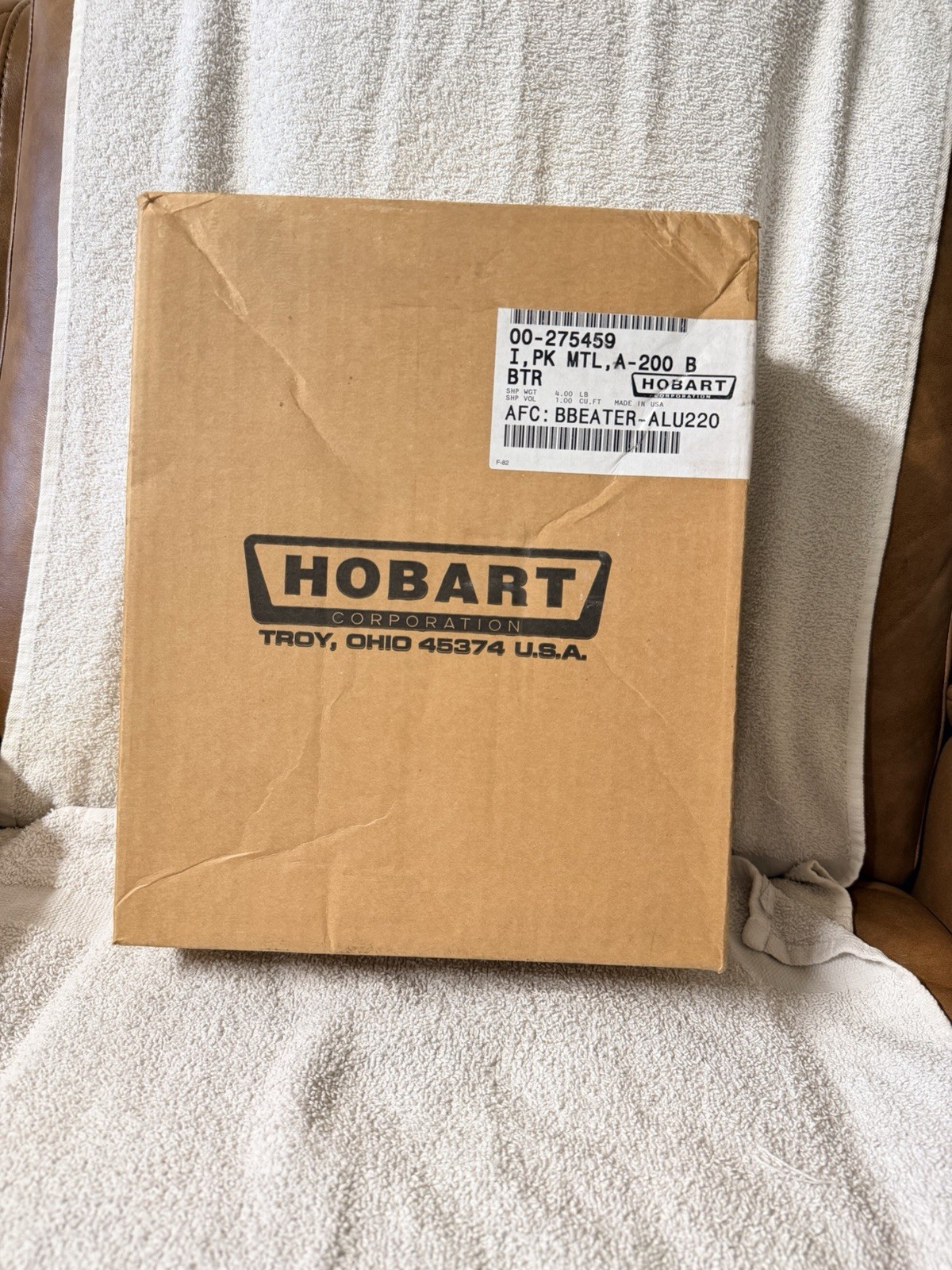 Hobart 20 Qt. “B” Flat Beater 00-275459 “BBEATER-ALU220” for 20 Quart A200 B