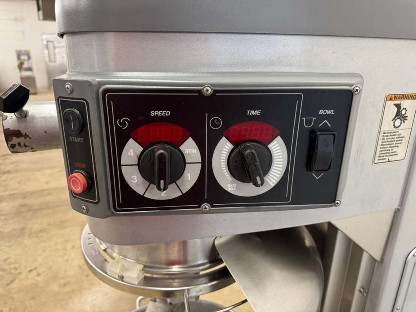 Used 60qt Hobart Legacy HL600-1 Planetary Floor Mixer with Guard – 240V, 3 Phase