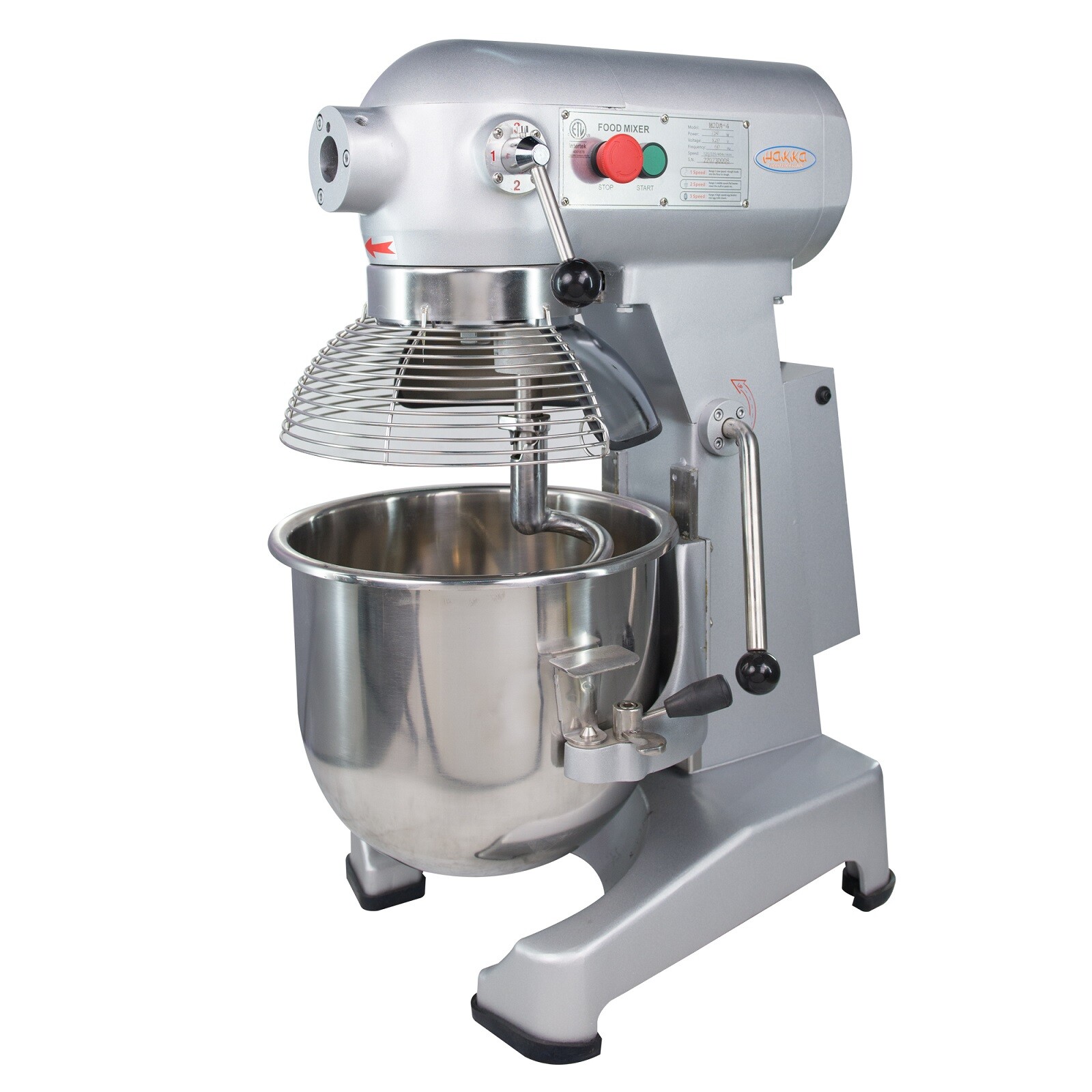 Hakka Commercial Food Mixer 20Qt Electric Dough Mixer Pizza Bakery 1100W