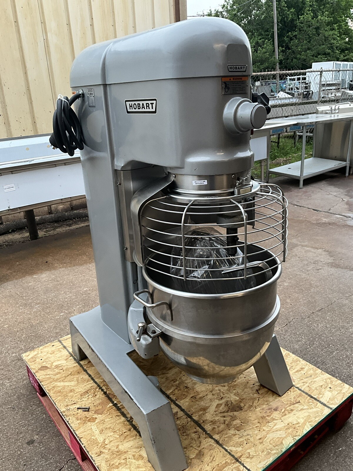 Hobart 60qt Dough mixer H600T Pizza Bakery Donut Pastry Shop bowl guard Hook A+