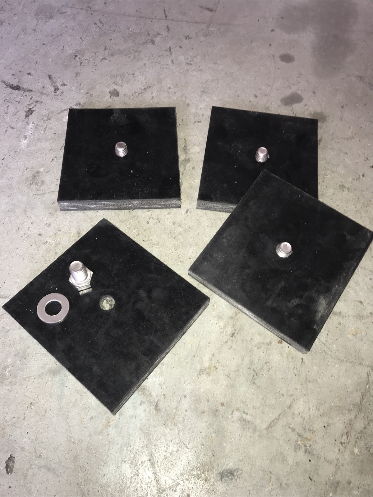 Vibration damping feet Rubber pads for Hobart Mixer H600 P660 L800 Bolts Washer
