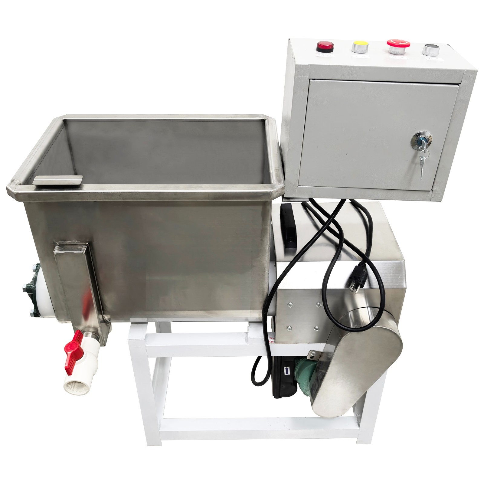 110V Electric Dual-spiral Cold Noodle Dough Mixing Gluten Washing Machine 15KG