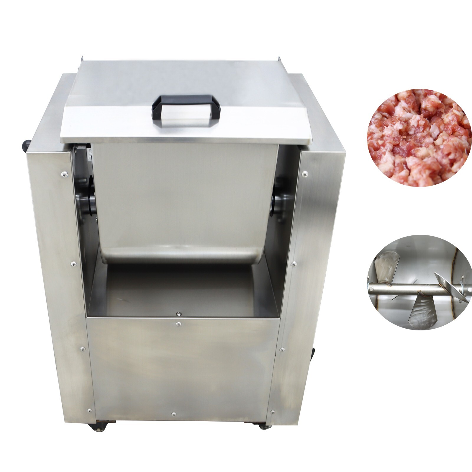 Electric Tilt Tank Meat Mixer Blender Stainless Steel Stuffing Machine 40L 2HP