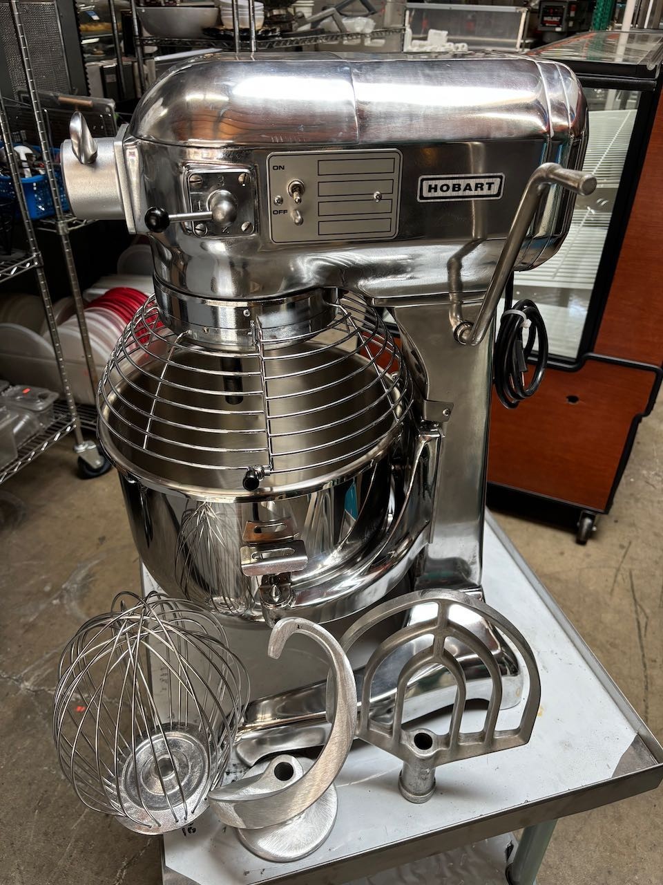 20 Quart Mixer Hobart A-200D NEW Bowl & Attachments Aluminum NSF 115V #4175