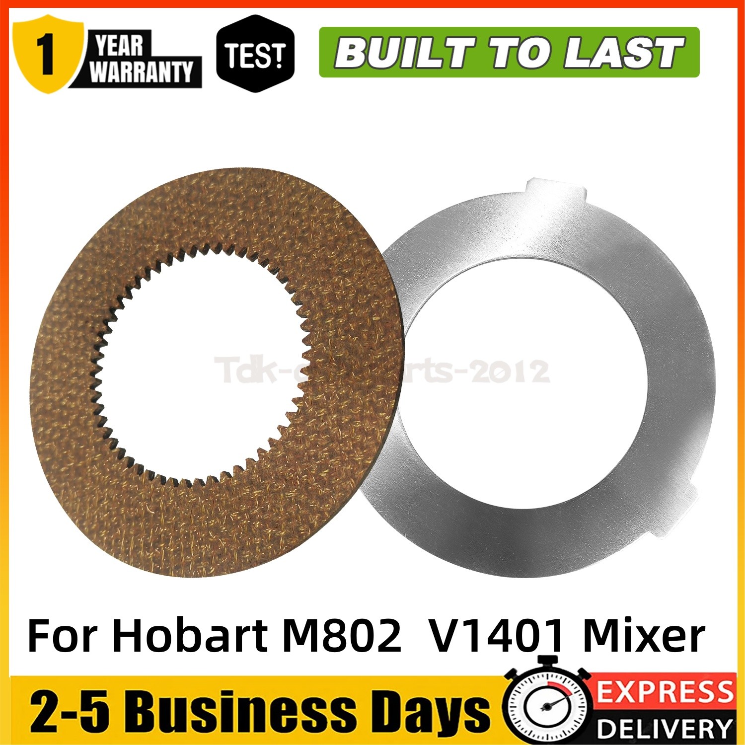 2PCS Inner Outer Clutch Disc 873117 064432 for Hobart Mixer M802 V1401 NEW