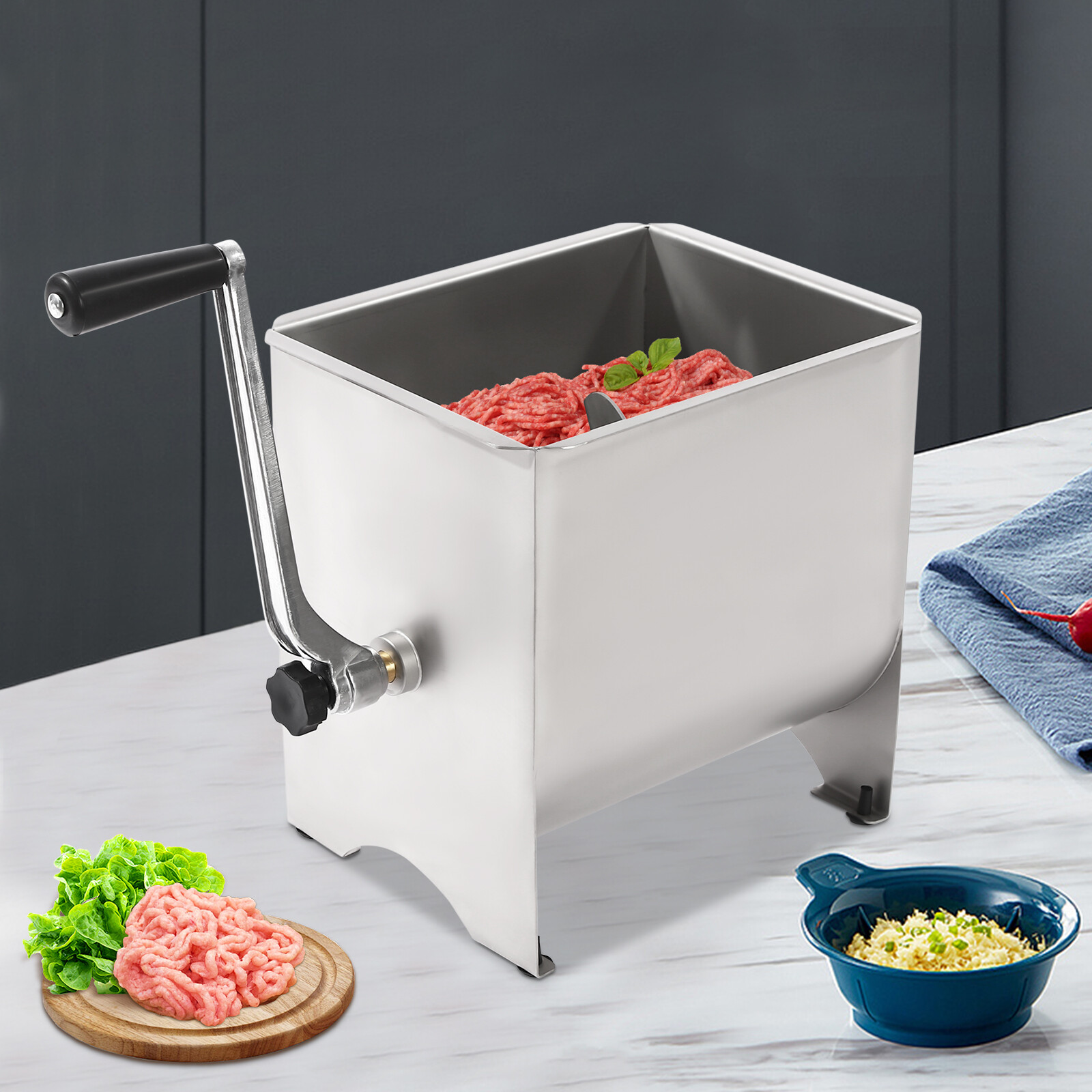 Commercial Meat Mixer Stainless Steel Manual Machine