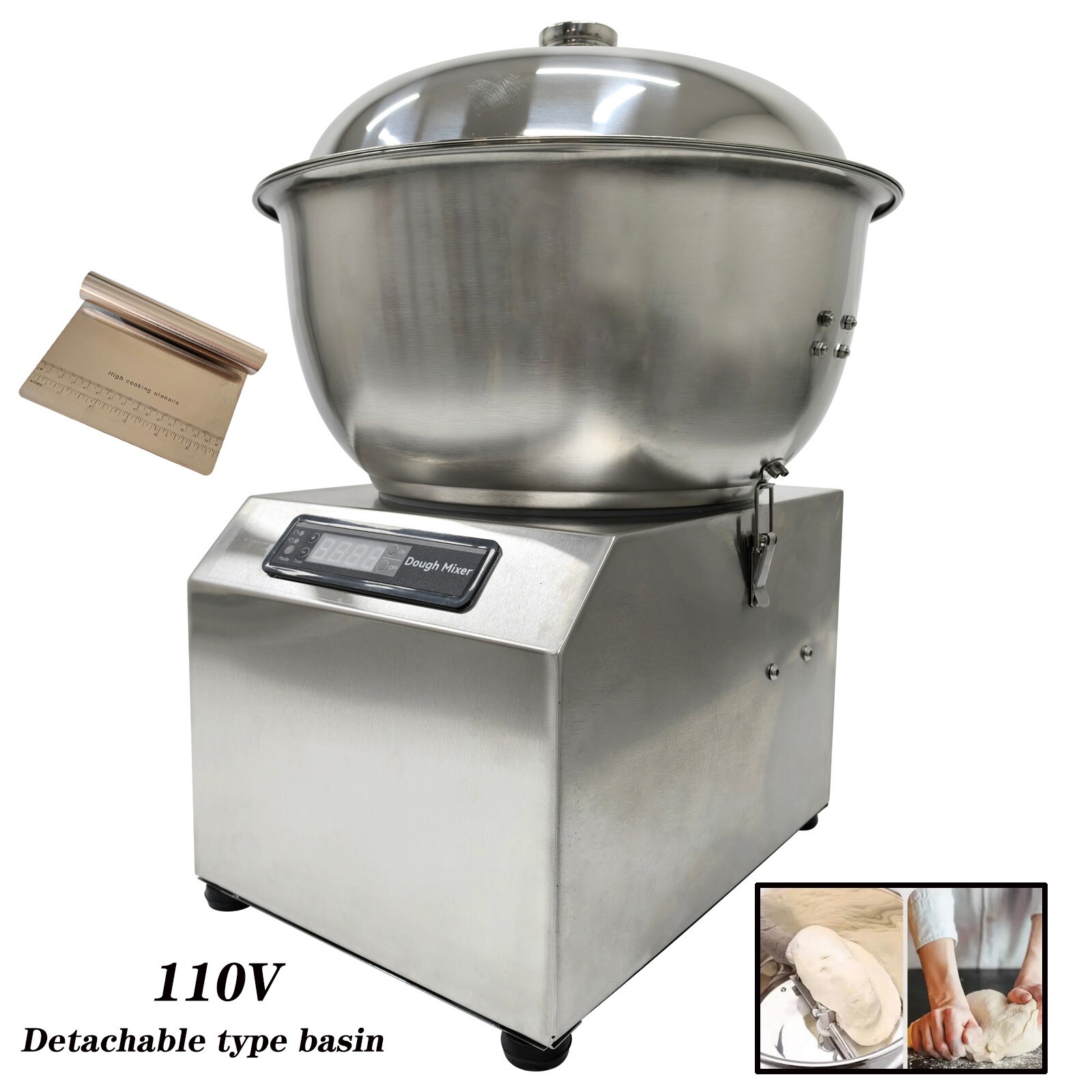5G Dough Mixer Cake Bakery Machine Bread Dough Mixer Machine Spiral Food Mixer