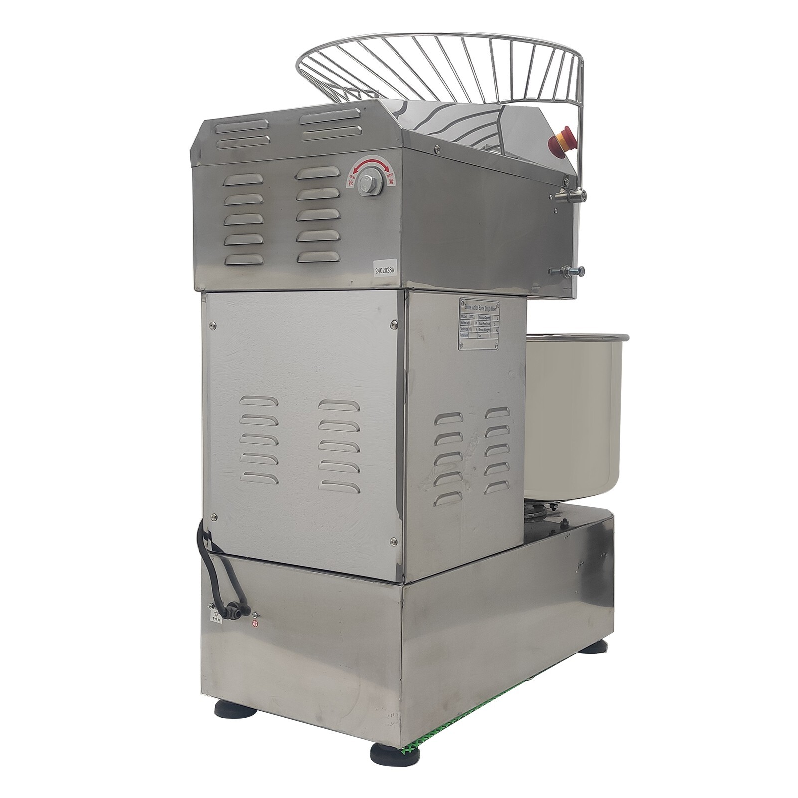 110V 30QT Double-Action Double-Speed Dough Mixer Commercial Dough Spiral Mixer