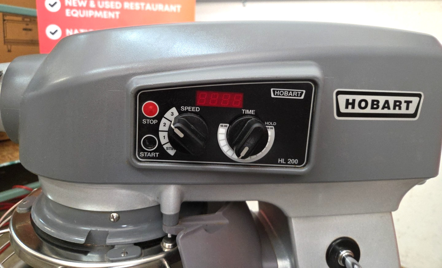 HL200 HOBART 20 Quart Mixer With NEW HOOK and BOWL – 1PH – Watch Running Video!