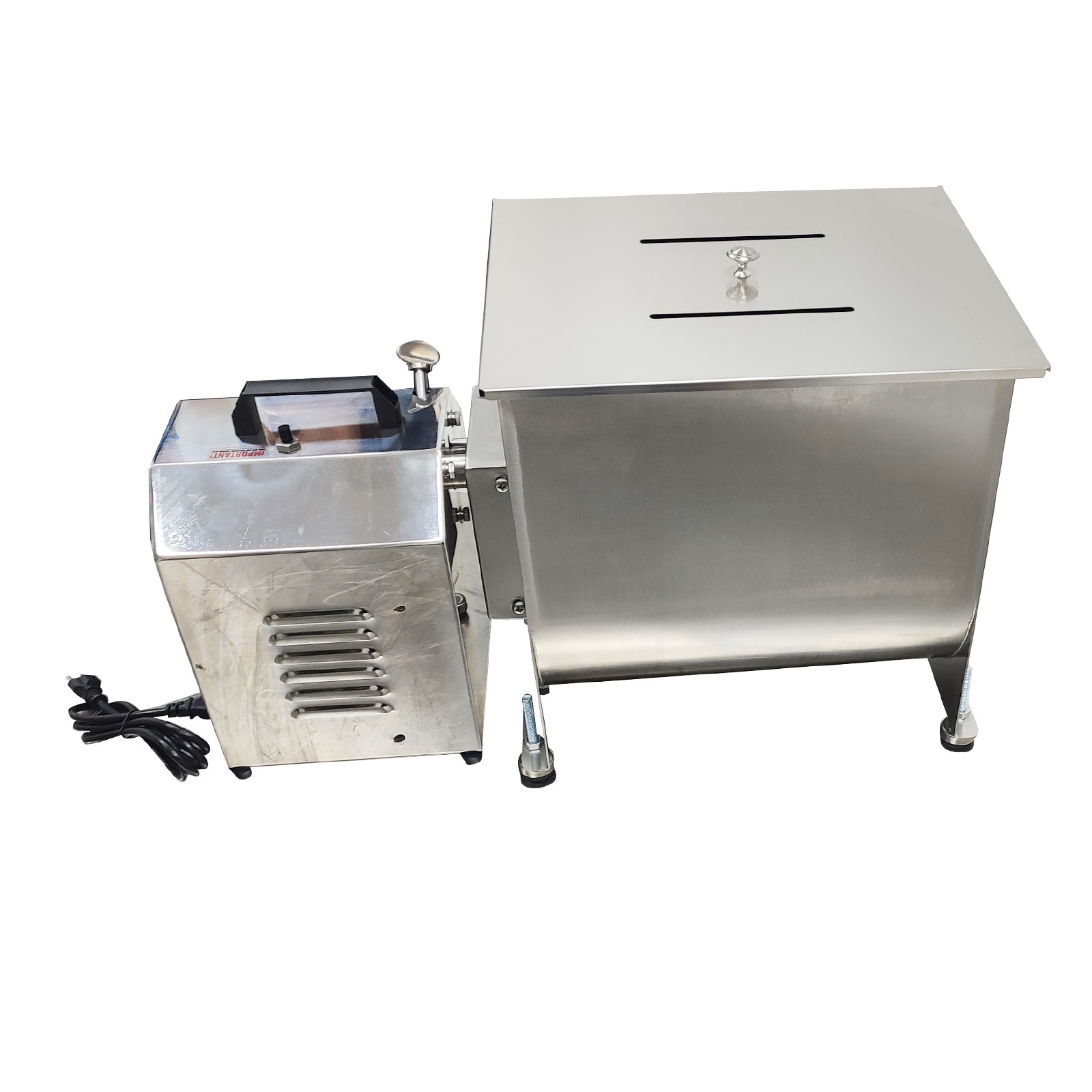 40L Electric/Manual Stainless Steel Stuffing Mixer Meat Vegetable Stuffing Mixer