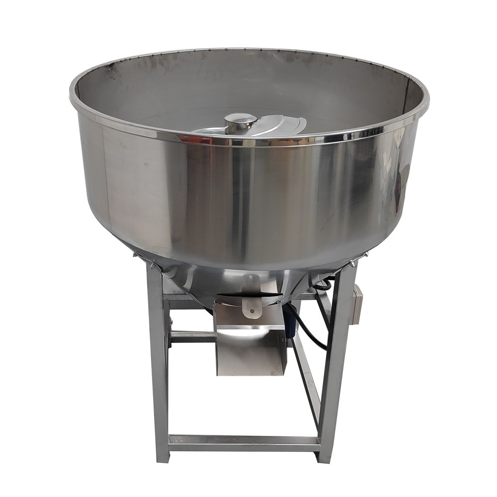 Stainless Vertical Feed Mixer Drum Blender 440lbs Grain Seed Dry Wet Use 220V