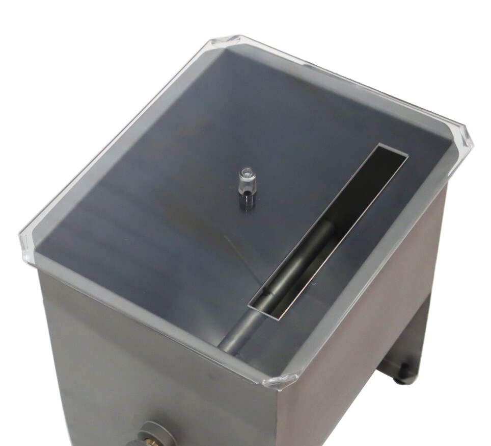 10L/20 lbs Manual Meat Mixer Stainless Steel Commercial Kitchen Meat Hopper
